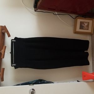 James Perse Black Midi Skirt